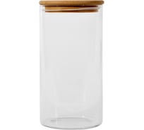 Банка для сыпучих продуктов с бамбуковой крышкой ЭЛЕТЕХ (2300ml, ф110x280 мм) 4840900034
