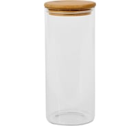 Банка для сыпучих продуктов с бамбуковой крышкой ЭЛЕТЕХ (1900ml, ф100x280 мм) 4840900026
