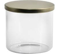 Банка для сыпучих продуктов с металлической крышкой ЭЛЕТЕХ (500ml, ф90x90 мм) 4840900042