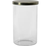 Банка для сыпучих продуктов с металлической крышкой ЭЛЕТЕХ (1500ml, ф100x225 мм) 4840900055