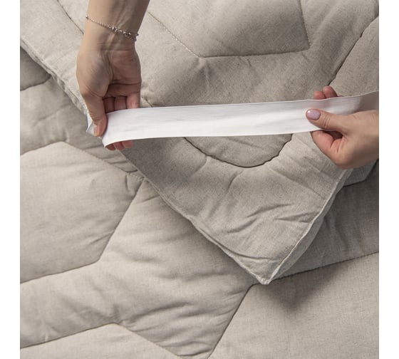 Наматрасник - топпер EDELSON LINUM COTTON 90x200 см ELC-T090