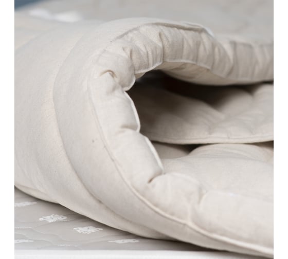 Наматрасник - топпер EDELSON LINUM COTTON 90x200 см ELC-T090
