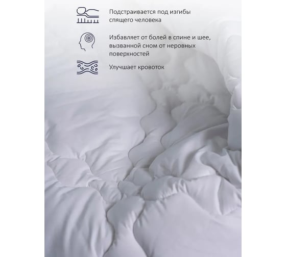 Наматрасник - топпер EDELSON MERINO WOOL 200x200 см EMW-T200