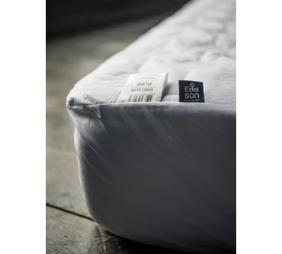 Наматрасник EDELSON PURE 180x200x35 см, с бортом EP-180(U)
