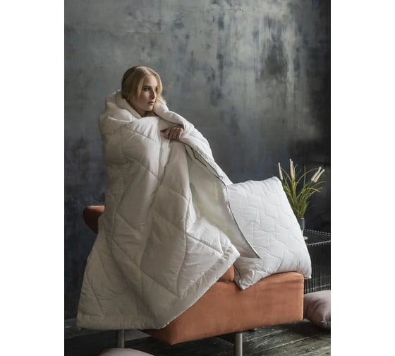 Теплое стеганое одеяло EDELSON TENCEL 172x205 см ET-18-43