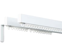 Настенный карниз для штор Arttex потолочный двухрядный металл 300 см А0000053506