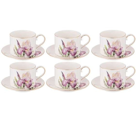Чайный сервиз Lefard  irises на 6 пер. 14 пр. 590-331