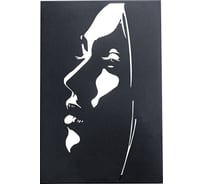 Панно настенное ООО СКП "Девушка", сталь, порошковое покрытие П-084