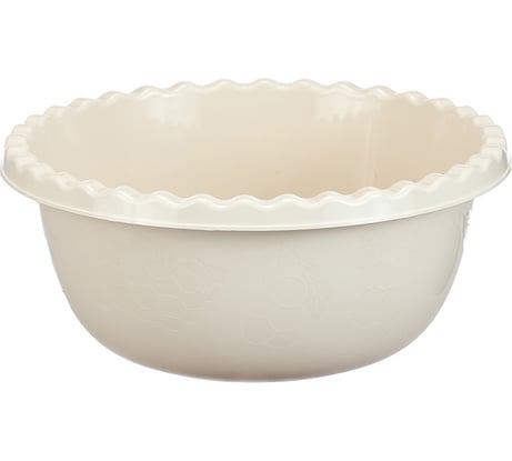 Миска круглая IDEA 1.8 л, белый ротанг, М 1311 белый ротанг
