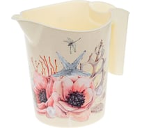 Кувшин IDEA ДЕКО 1л (Маки) М 1207 маки