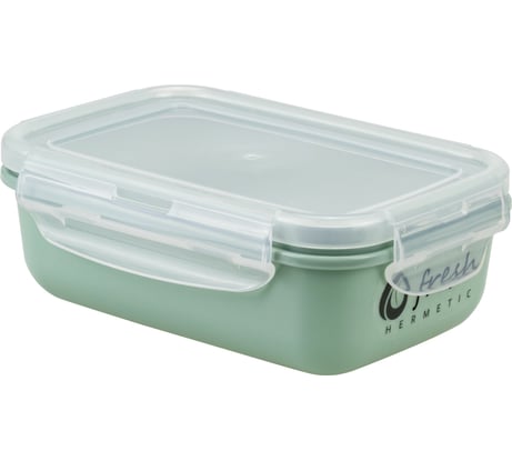 Емкость для продуктов IDEA ФРЕШ герметичная, 0,4 л, фисташковый, М 1420 Фисташковый