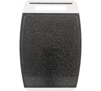 Доска разделочная IDEA ХЕВИ 405x275 мм, черный камень, М 1567 черный камень