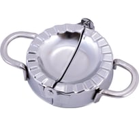 Форма для лепки вареников из нержавеющей стали Kamille 13x8,5x3см 8837