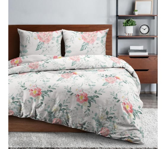Комплект наволочек WENGE бязь 70x70 (2 шт.) рис. 60076-1 Flower garden 989440