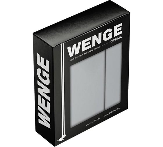 Комплект постельного белья WENGE семейный перкаль Актив 70x70 86061-13 Ashen A04115