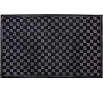 Входной ворсовый влаго-грязезащитный коврик ComeForte жаккард ромб 120x180 Серый HP-3625