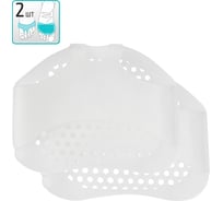 Полустельки защитные Рыжий кот силикон, 2 шт. белый 108001