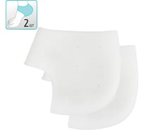 Защита для пятки Рыжий кот силикон, 2 шт. белый 107999