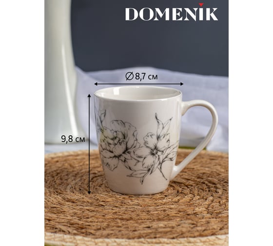 Кружка DOMENIK PEONIA 360 мл DM9715