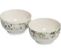 Набор салатников DOMENIK GREEN LEAFS 2 шт 13 см DMD079-ECOM