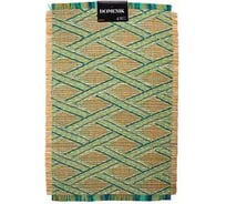 Сервировочная салфетка DOMENIK плетеная ETHNOSTYLE, зеленая DMP10