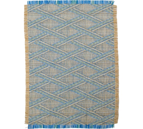 Сервировочная салфетка DOMENIK плетеная ETHNOSTYLE, голубая DMP09