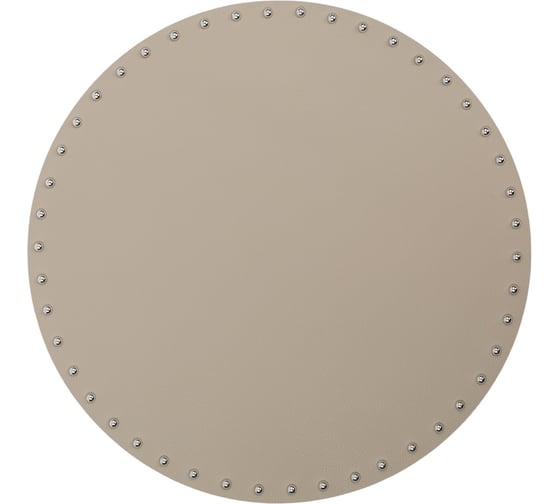 Сервировочная салфетка DOMENIK BEIGE с заклепками, серо-бежевая DMP02