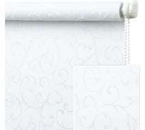 Рулонная штора Алком-М Вензель белый (98х160) RS-013011