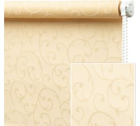 Рулонная штора Алком-М Вензель светло-коричневый (37х160) RS-01501