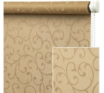 Рулонная штора Алком-М Вензель коричневый (98х160) RS-016011