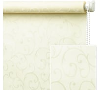 Рулонная штора Алком-М Вензель крем (90х160) RS-014010