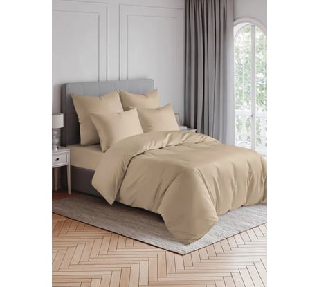 Простыня EDELSON TENCEL 90x200x30 cм EPT-090 пудра