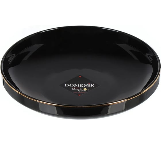 Суповая тарелка DOMENIK BLACK GOLD 19 см DM3012