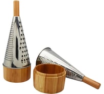 Терка с контейнером TAVOLONE бамбук, 12,5х33 см 806811770989