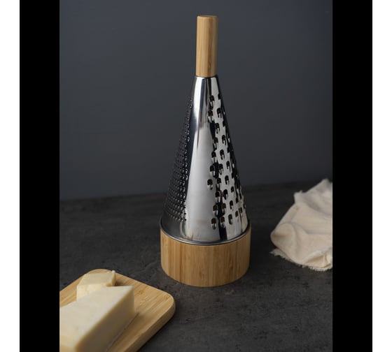 Терка с контейнером TAVOLONE бамбук, 12,5х33 см 806811770989