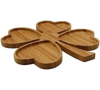 Блюдо сервировочное TAVOLONE Saroma, бамбук, 28х26х1,5 см 806853062751