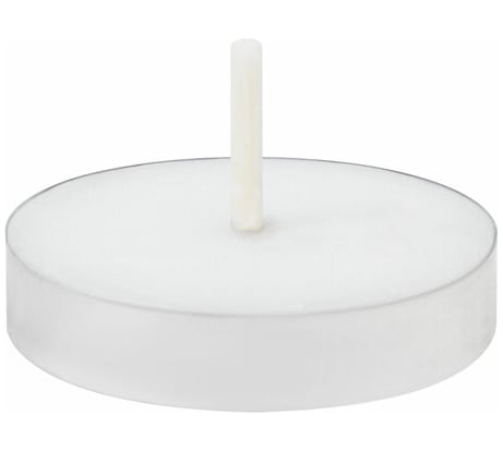 Свечи чайные LAIMA Standard, до 3.5 часов горения, вес 8.5 г, комплект 50 шт., в гильзе 609197