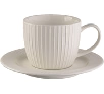 Чайная пара BILLIBARRI Carve Matt, фарфор, 125 мл 806997260646