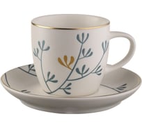 Чайная пара BILLIBARRI Pretty Bloom, фарфор, 250 мл 806467102727