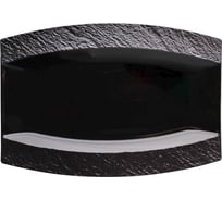 Блюдо сервировочное BILLIBARRI Wild Slate, фарфор, 36,5 см, цвет черный 806686283244
