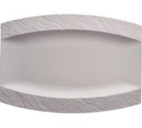 Блюдо сервировочное BILLIBARRI Wild Slate, фарфор, 36,5 см, цвет белый 806196227565