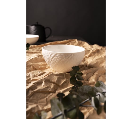 Салатник BILLIBARRI Wild Slate фарфор, 12 см, белый 806885038670