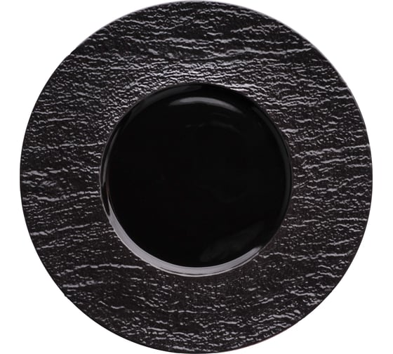 Тарелка BILLIBARRI Wild Slate фарфор, 28 см, черный 806861705360