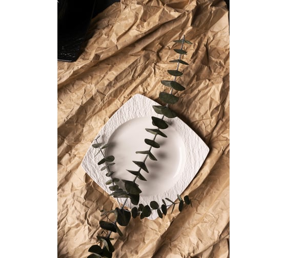 Тарелка BILLIBARRI Wild Slate фарфор, 16 см, белый 806247377274