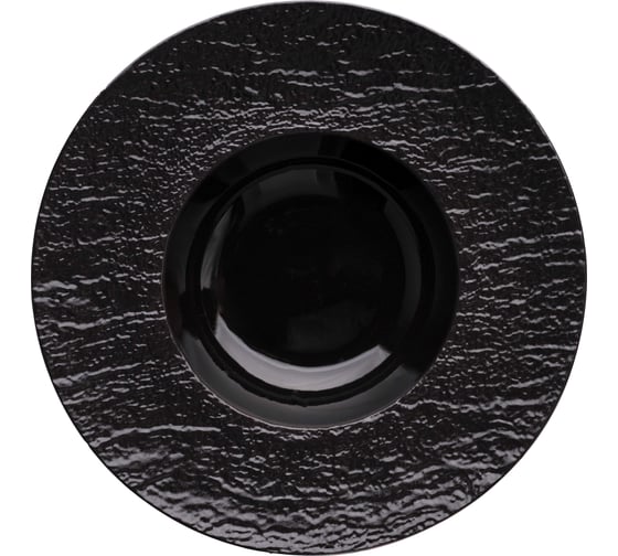 Тарелка для пасты BILLIBARRI Wild Slate фарфор, 25 см, черный 806345361784