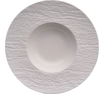 Тарелка для пасты BILLIBARRI Wild Slate фарфор, 25 см, белый 806707463066