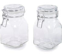Набор банок Attribute 2 шт., 0.8 л, с бугельным замком JAR080-2