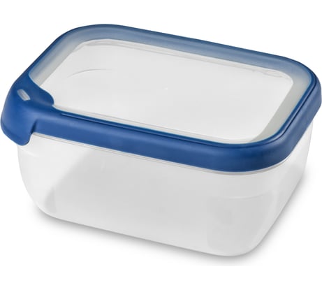 Емкость для морозилки и СВЧ CURVER GRAND CHEF 1.8 л, прямоугольная, синяя крышка 07389-831-00