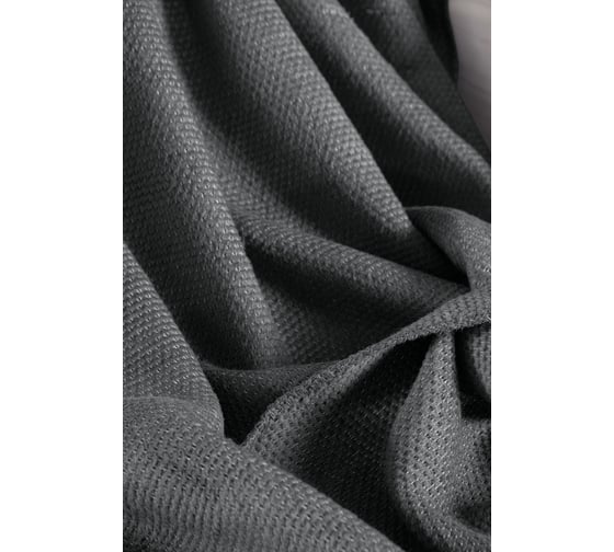 Плед Arya Home Arya Softy хлопок, 200x220 см, Темно-серый 8680943232137