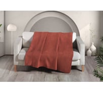 Плед Arya Home Arya Softy хлопок, 200x220 см, Красный 8680943232113